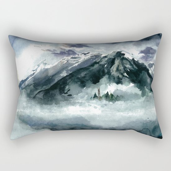 Foggy Rectangular Pillow