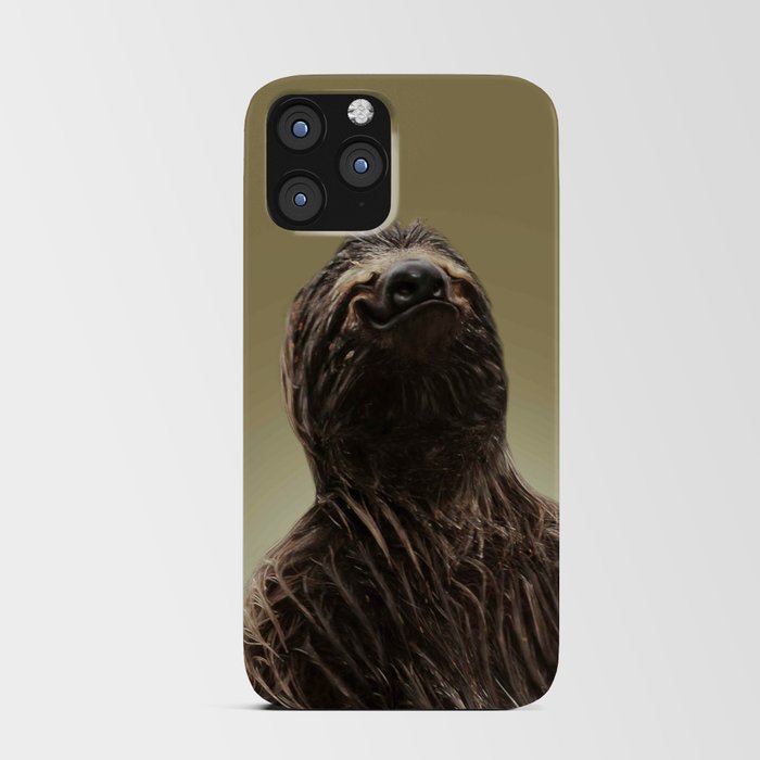 Smiling Sloth Selfie iPhone Card Case