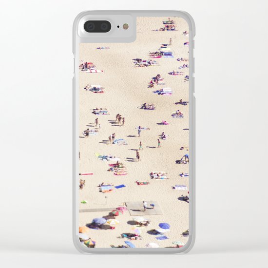 Beach Love VI Clear iPhone Case