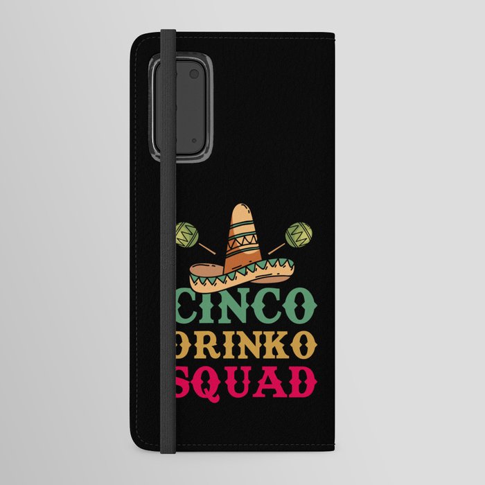 Cinco Drinko Squad Android Wallet Case