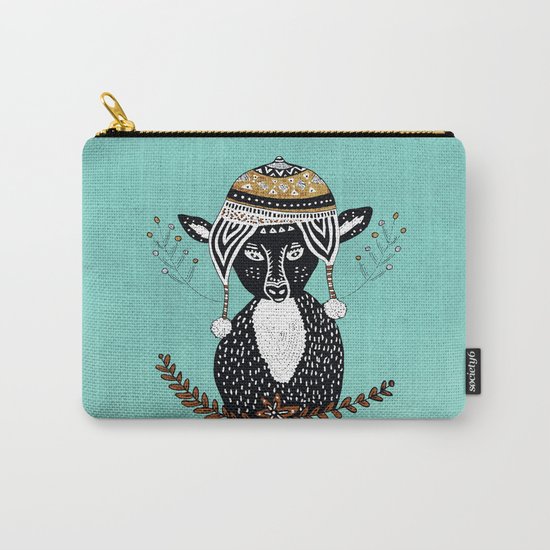 Hipster Deer Carry-All Pouch
