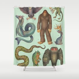 Cryptids of the Americas Shower Curtain