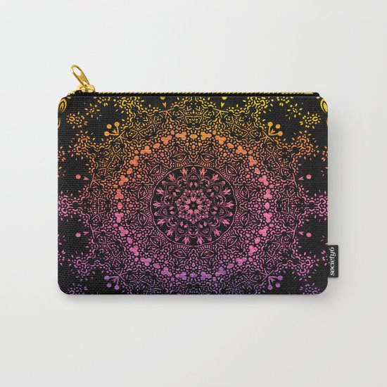 Harlequin Fantasy Mandala Carry-All Pouch