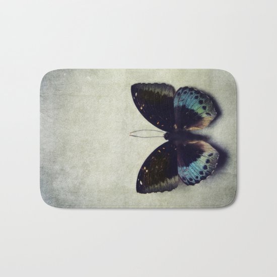 Vintage Butterfly 4 Bath Mat