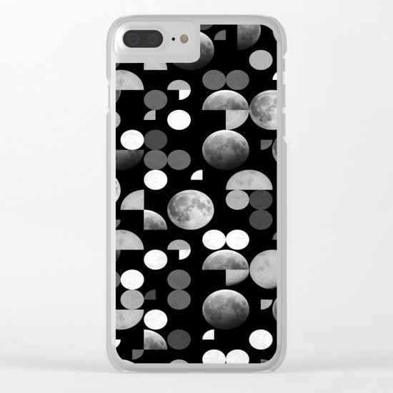 Moons Clear iPhone Case