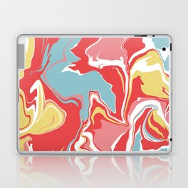 Colourful Swirl Marble Laptop Skin