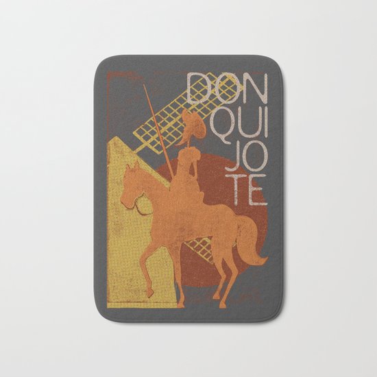 Books Collection: Don Quixote Bath Mat
