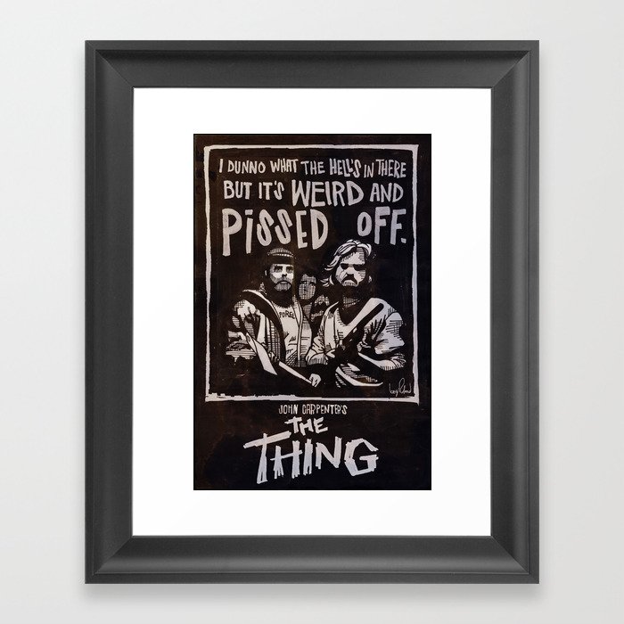 John Carpenter's The THING Framed Art Print