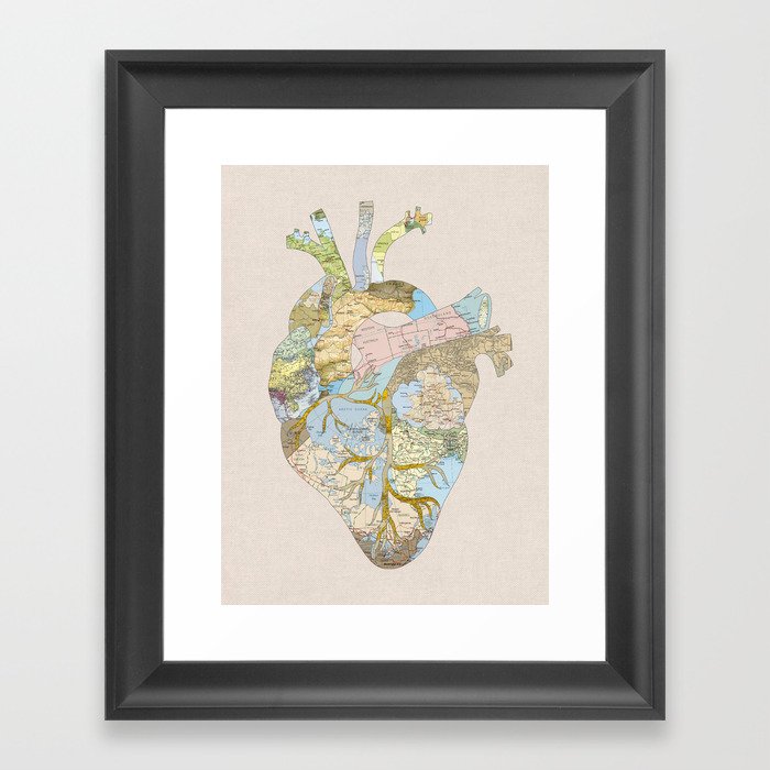 A Traveler's Heart (N.T) Framed Art Print