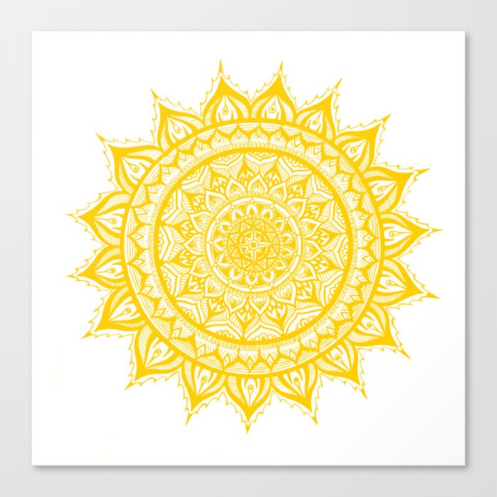 Sunflower-Yellow Canvas Print
