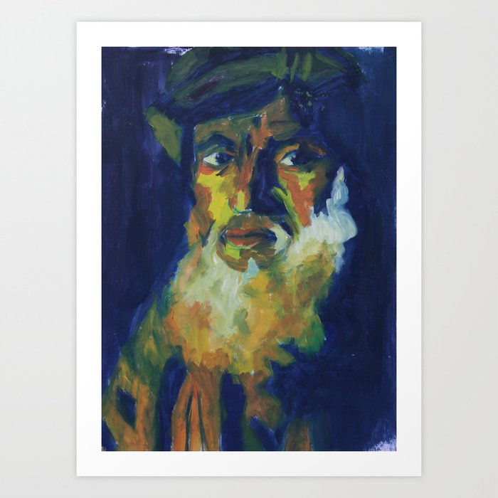 WISE MAN Art Print | Painting