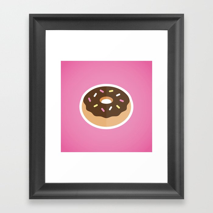 Donut Framed Art Print