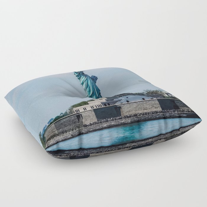 The Statue of Liberty in New York City Floor Pillow