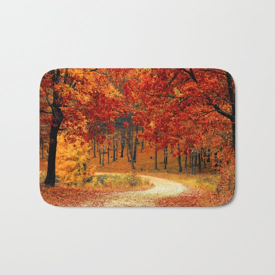 Adventures Await #society6 #prints #decor Bath Mat