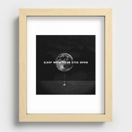 Sleep With Your Eyes Open Recessed Framed Print