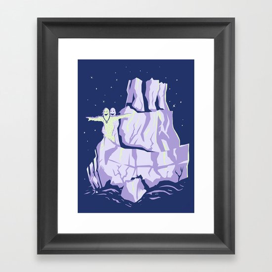 yeti titanic Framed Art Print