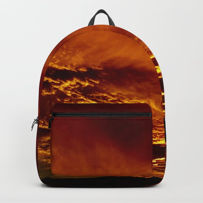 Sunset of fire Backpack