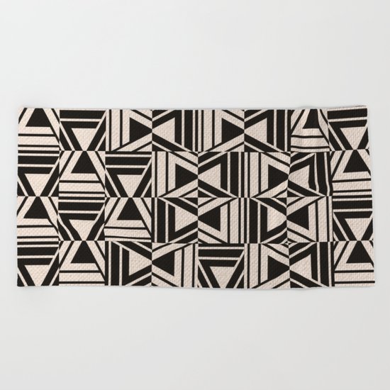 Afro Ethnic Beach Towel