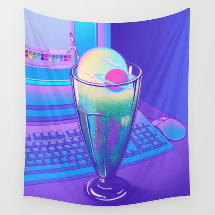 Space Cream Soda Wall Tapestry