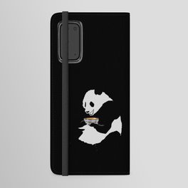 Panda Eating Ramen Noodles Android Wallet Case