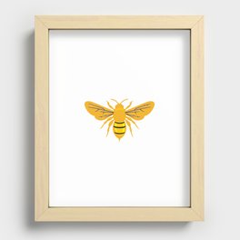 Papa Beekeeper Recessed Framed Print