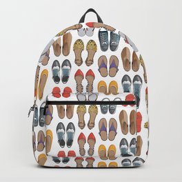 Hard choice // shoes on white background Backpack | Digital, Pairs, Style, Stylish, Havaianas, Boots, Sandals, Shoe, Wear, Feet 