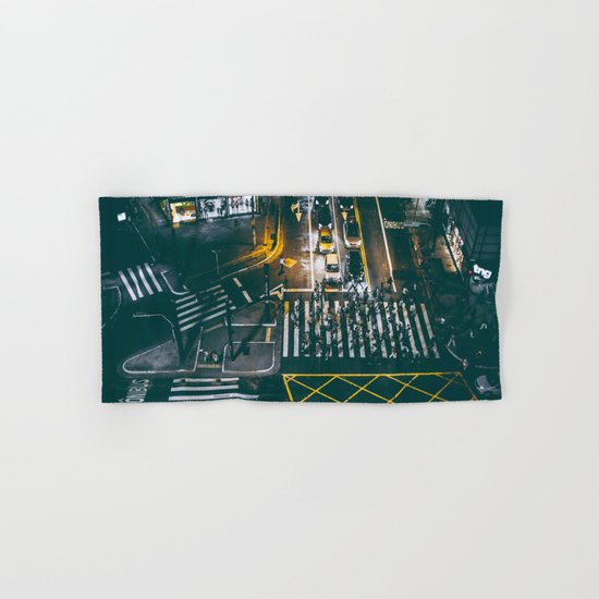 Night walking street 4 Hand & Bath Towel