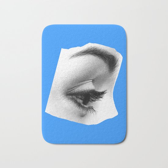 Somber blues Bath Mat