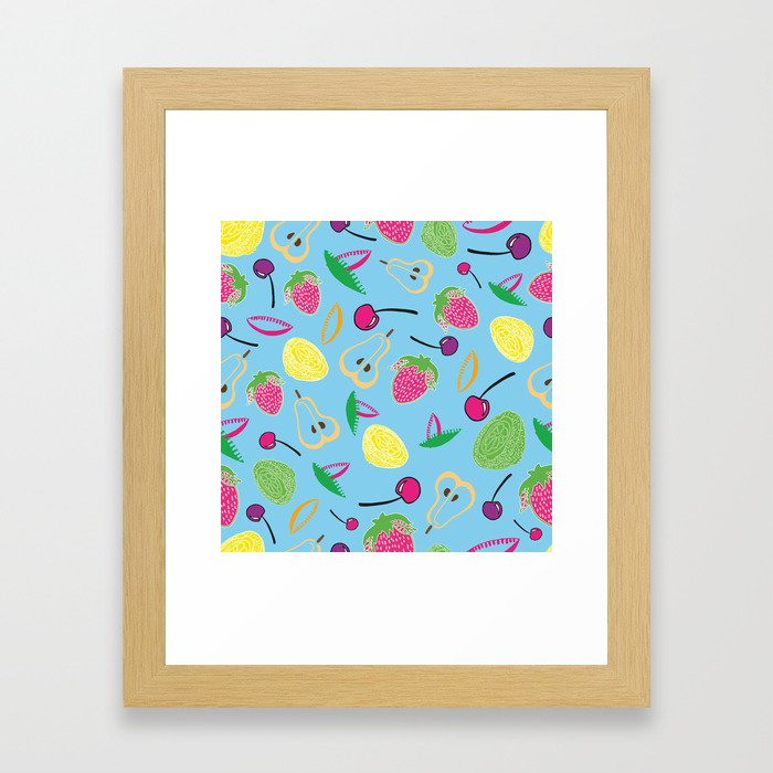 Fruit Fun Framed Art Print