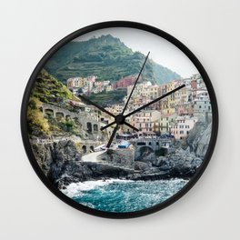 Manarola, Cinque Terre Wall Clock | Photo, Landscape 