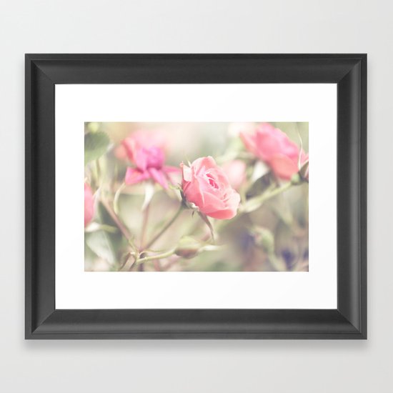 Kiss from a rose Framed Art Print