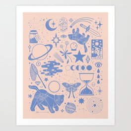 Collecting the Stars Art Print
