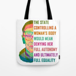 A Woman's Body is Full Equality Tote Bag