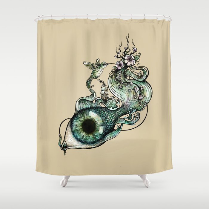 Flowing Inspiration Shower Curtain