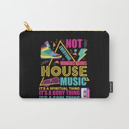 House Music Old School Vintage Design Carry-All Pouch