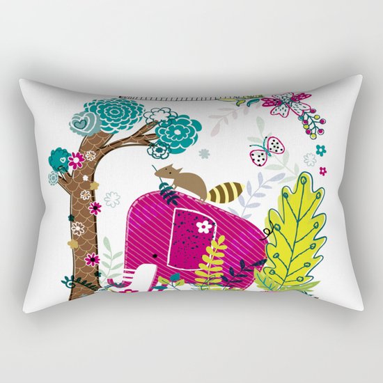 Elephant in a jar Rectangular Pillow
