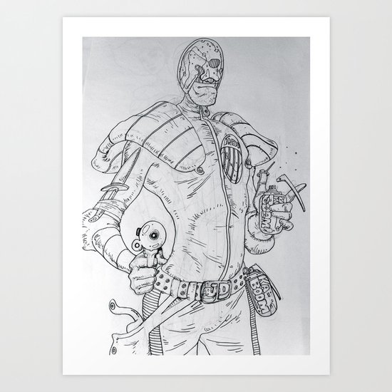 Ka boom Art Print