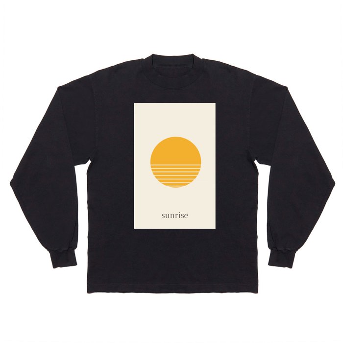 Abstract Orange Sunrise | Under the Same Sun Long Sleeve T Shirt