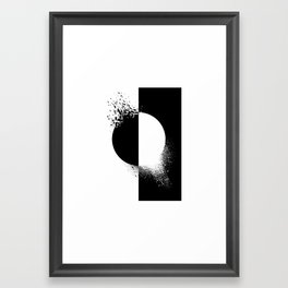 Color & Shape - Inside Out. Abstract Framed Art Print