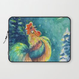 Christmas Card - Rooster, Cockerel Laptop Sleeve