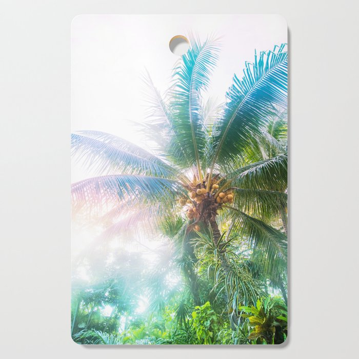 Mexican Palm Tree Vibes #1 #tropical #wall #art #society6 Cutting Board