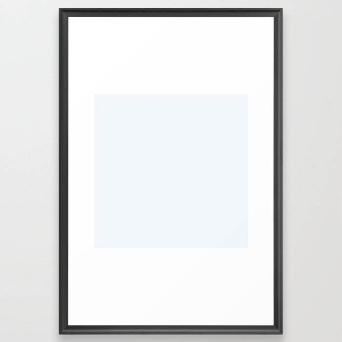 HIMALAYAN WHITE  Framed Art Print