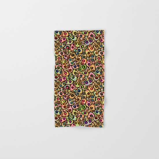 Calaveras del Día de los Muertos. Hand & Bath Towel