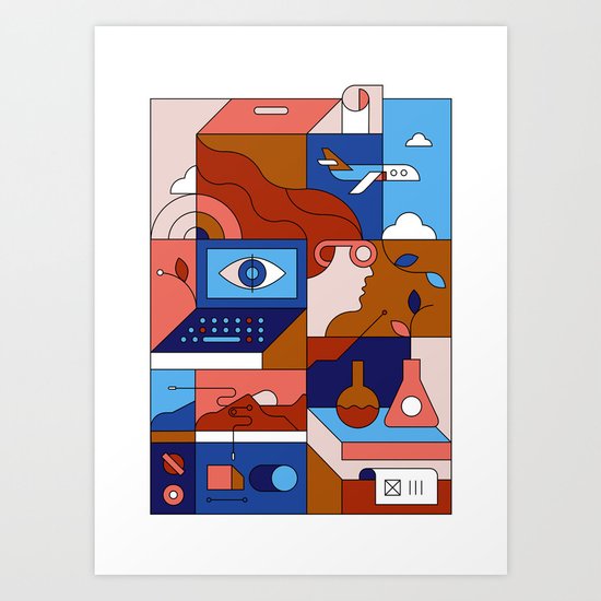 Creative Lab Art Print