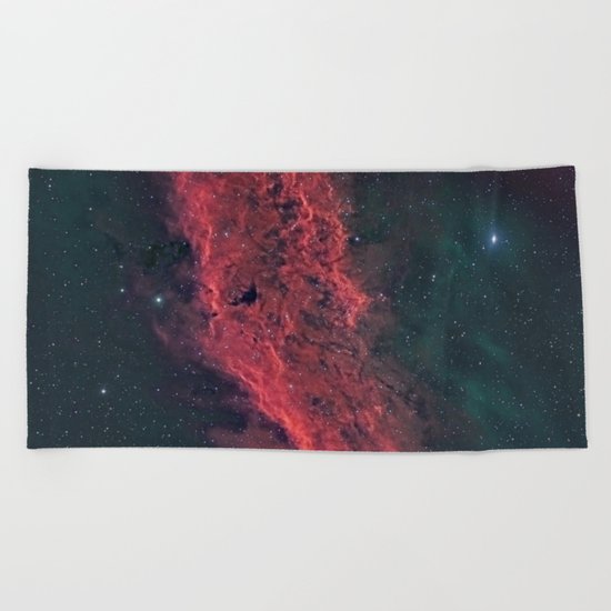 Nebula Beach Towel