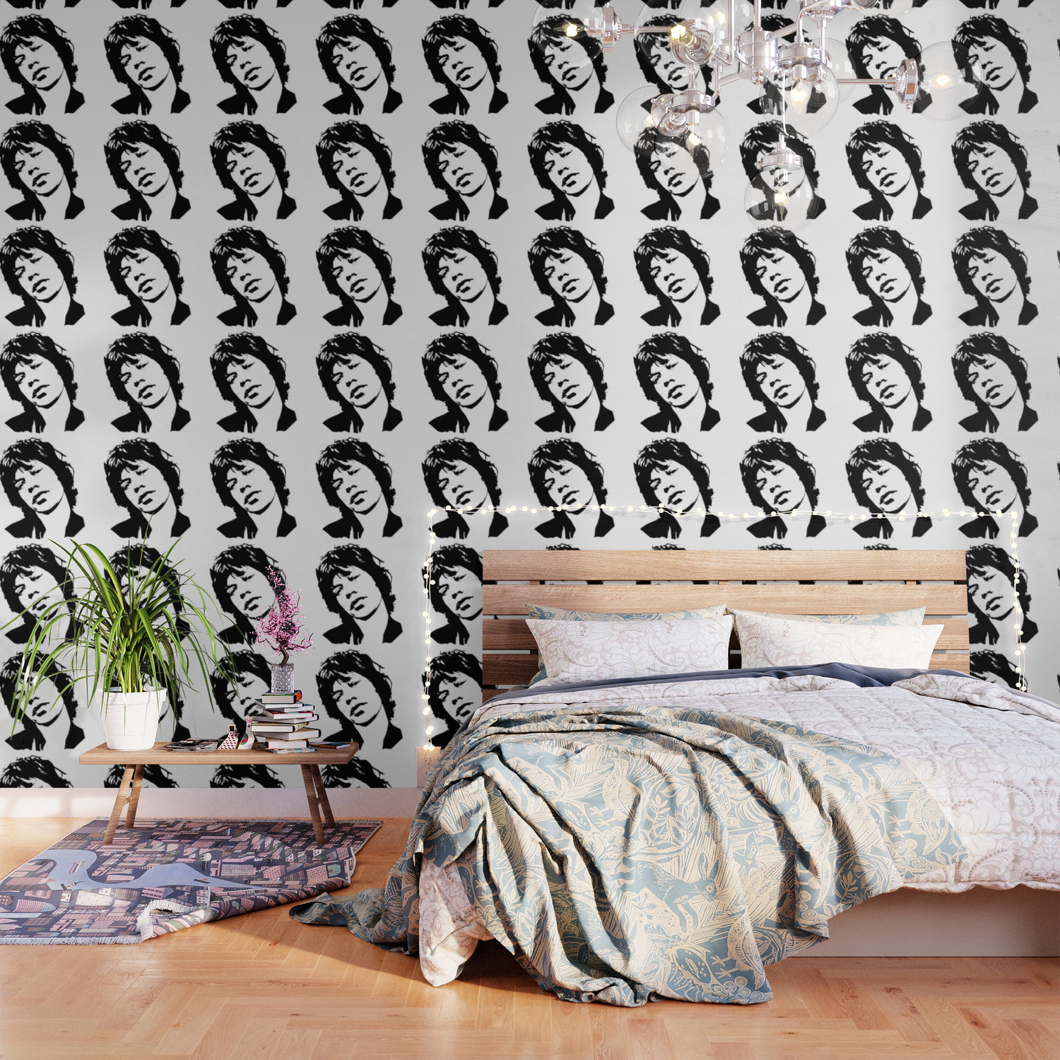 Rock N Roll And Movie Superstar Artist And Diva Wallpaper By
