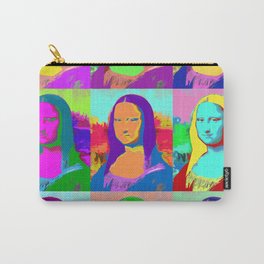 Mona Lisa - Pop Art Carry-All Pouch