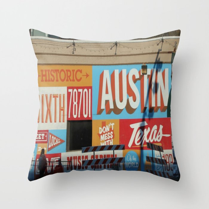 78701 Throw Pillow