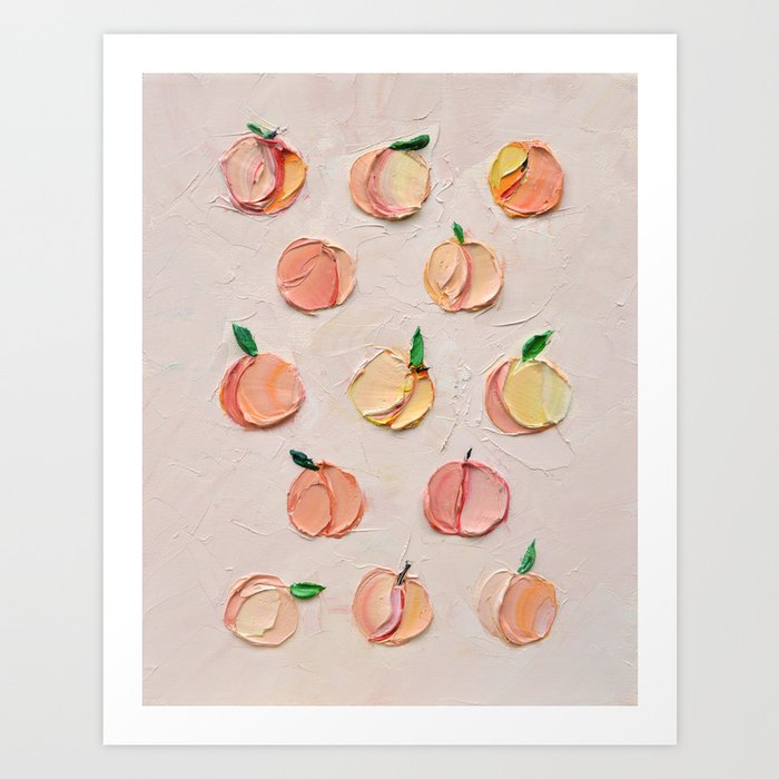 Peaches and Cream Art Print