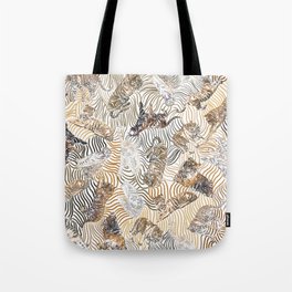 sumatran tiger, animal seamless pattern Tote Bag